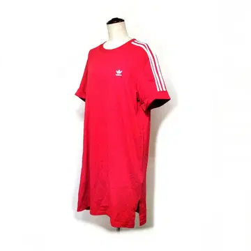 adidas 아디다스 원피스 트레포일 자수 쓰리 스트라이프 XO