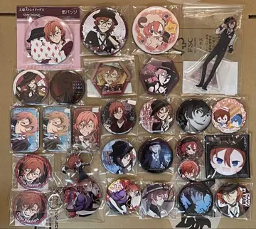 문호 스트레이독스 나카하라 츄야 28개 캔뱃지 굿즈 세트 묶음 판매
