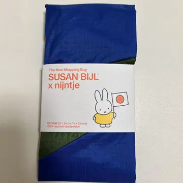수잔벨 미피 나인체 패턴 만박 한정판 에코백 M 사이즈