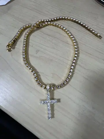 골드 도금 젤 코니아 목걸이