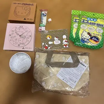 Hello Kitty 캐릭터 굿즈 세트