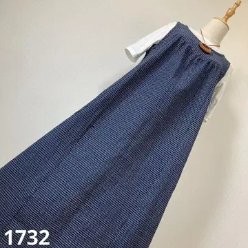 기모노 리메이크 원피스 1732 목화 자개 옷감 넉넉한 원피스 롱 기장