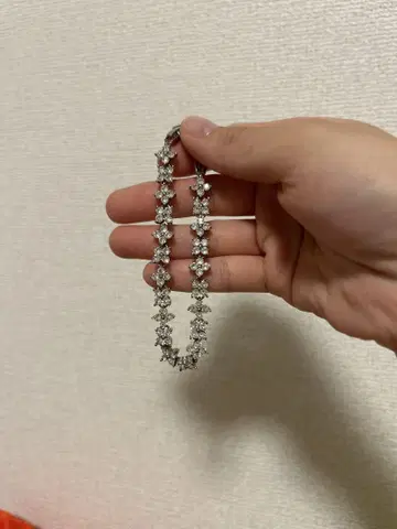 스와로스키 실버 팔찌