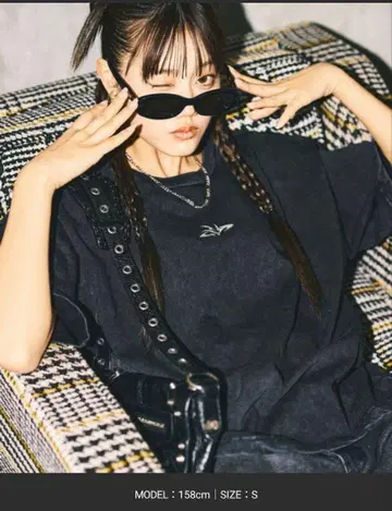 빈티지 스타일 박스 실루엣 짧은 기장 프린트 T 셔츠 [ UNISEX ]