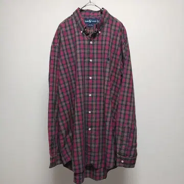 랄프 로렌 90s BLAKE 브레이크 타탄 마드라스 L