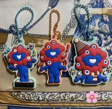미야쿠미야쿠 통통 러버 마스코트 스트랩 세트