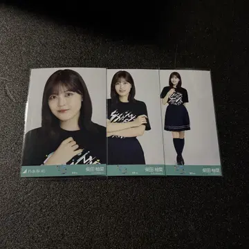 노기자카46 [ 시바타 유나 ] 도쿄 T셔츠 브로마이드 3종 컴프