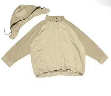 새상품급 greenlabel 마운틴 후드티 아우터 베이지 숏 기장