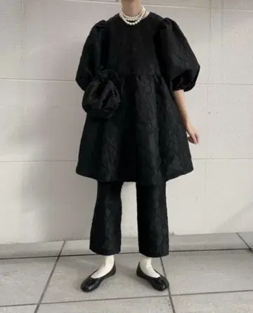 PERNA 페르나 perna 자카드 팬츠 블랙