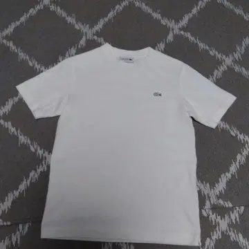 라코스테 LACOSTE 화이트 흰 악어 T셔츠 US XS 2