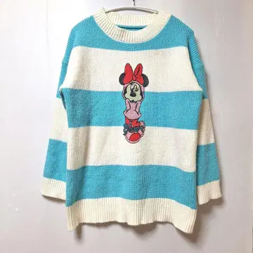 빈티지 Walt Disney 미니 마우스 스웨터 니트 US 구제 의류