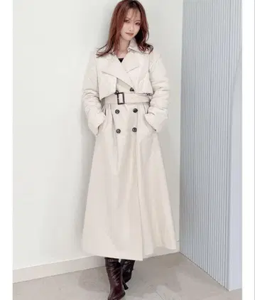퍼프 자켓 레이어드 코트