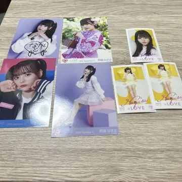 전 이코러브 사이토 나기사 굿즈 모음 중 1장 친필 사인 포함