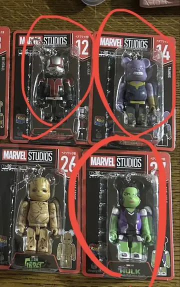 BE@RBRICK marvel Happy 복권 12 14 27