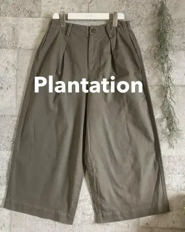 가을 상품 plantation 플랜테이션 와이드 팬츠 가우초 새상품급