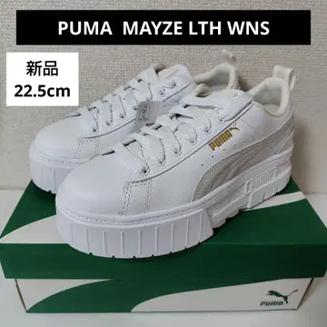 새상품 PUMA MAYZE LTH WNS 22.5cm 화이트 통굽