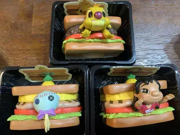 스티치 샌드위치 스티커 피규어 3종 세트