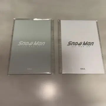 SnowMan POPUP 서울 라울 포토 카드 팩 A B 세트