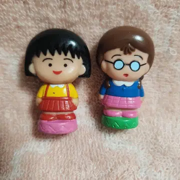 마루코는 아홉살(치비 마루코짱) 소프트 비닐 인형 레트로