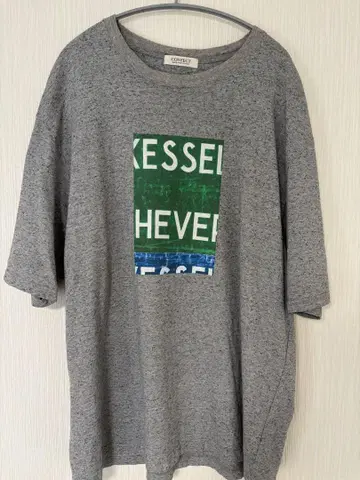 UpcycleLino 천축 버스 롤 사인 반팔 빅Tee