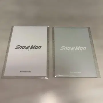 SnowMan POPUP 서울 아베 료헤이 포토 카드 A B 세트