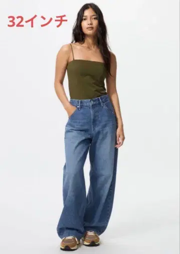 UNIQLO 배기 커브 청바지 32