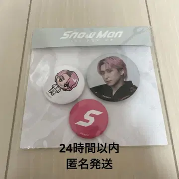 SnowMan 팝업 한국 서울 사쿠마 다이스케 캔뱃지 세트