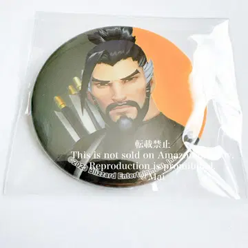 새상품 일본 공식 정품 Overwatch2 캔뱃지 오버워치 한조