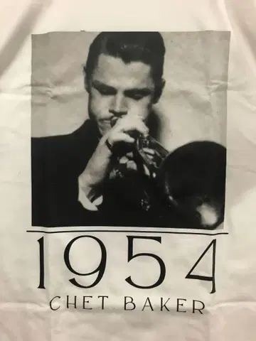 Chet Baker 1954 티셔츠 쳇 베이커 재즈