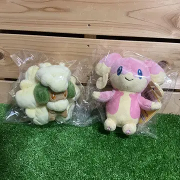 포켓몬 fit 2체 세트 엘풍 타부네 봉제 인형