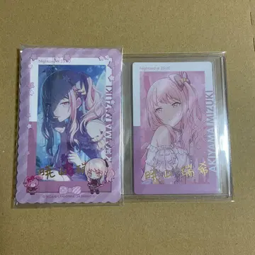 프로세카 아키야마 미즈키 에피카 금박 2점 산리오 콜라보 경질 케이스