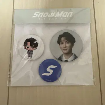SnowMan 1st POP-UP 서울 와타나베 쇼타 캔뱃지 세트