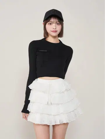 Darich 플랩 포켓 니트탑