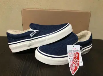 [ 제조 중지 ] VANS SLIP ON BLUE DENIM 데님 반스