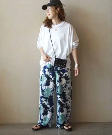 [ 새상품 ] journal standard luxe 프린트 이지 팬츠