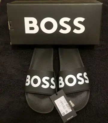 BOSS 샌들 새상품 미사용 블랙