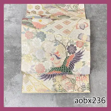 aobx236 가성비 포멀 후쿠로 오비 순수 실크