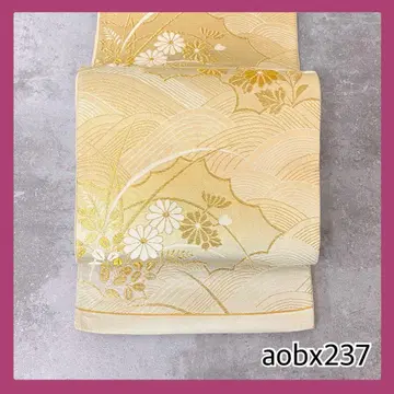aobx237 가성비 예복용 포멀 후쿠로 오비 순수 실크
