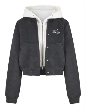 andwang Hoodie docking jacket