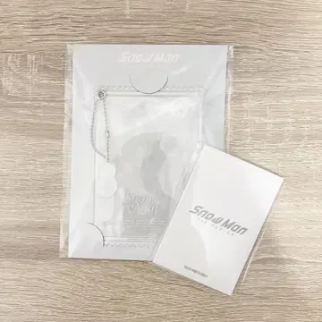 SnowMan POPUP 서울 메구로 렌 포토 카드 팩 B와 카드 케이스
