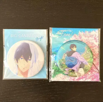 Free! 캔뱃지 나나세 하루카 2세트