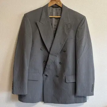 빈티지 USA제 테일러드 자켓 더블 그레이