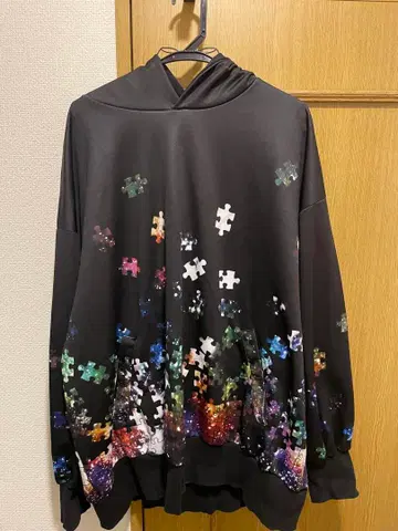 ankoROCK 앙코록 갤럭시 장미 장미 퍼즐 후드티