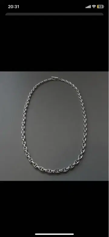 닻 체인 목걸이 빈티지 실버 925 최종 가격 인하