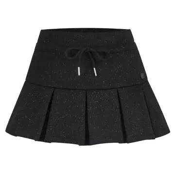 andwang Kirakira box pleats mini skirt