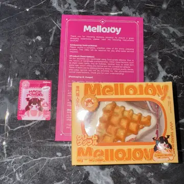 Mellojoy 스퀴즈 크림 와플 삼각형