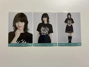노기자카46 하야시 루나 셔츠 3종 컴프 브로마이드