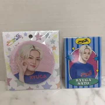 사토 류가 캔뱃지 프로필 카드