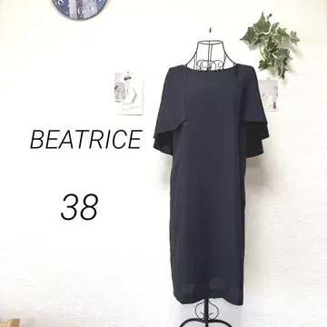 10038 BEATRICE 베아트리스 어깨 프릴 원피스 무지 일본제