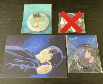 Free! 캔뱃지 캔마그넷 엽서 나나세 하루카 중국 굿즈 세트